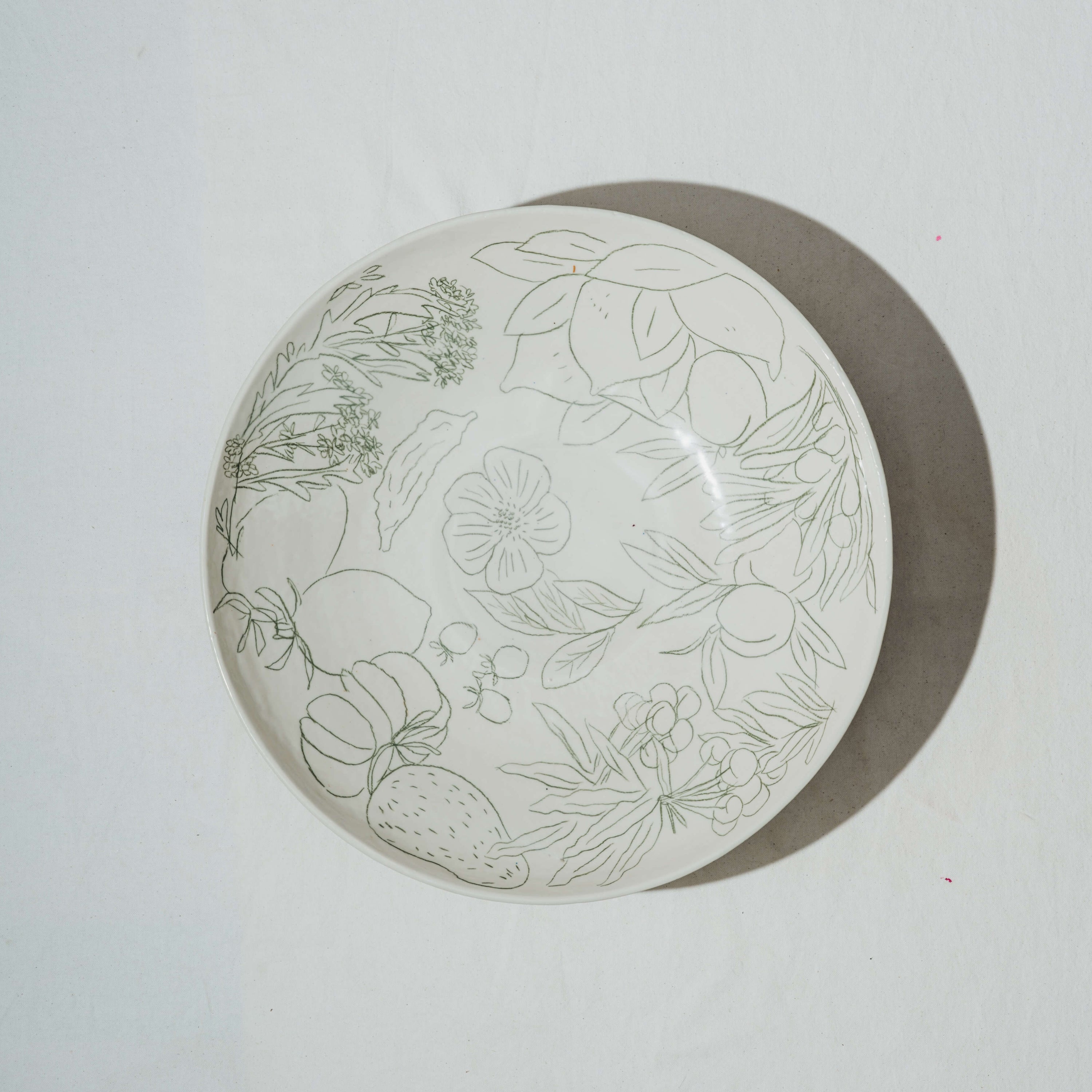 Grand plat coupe fruits et légumes