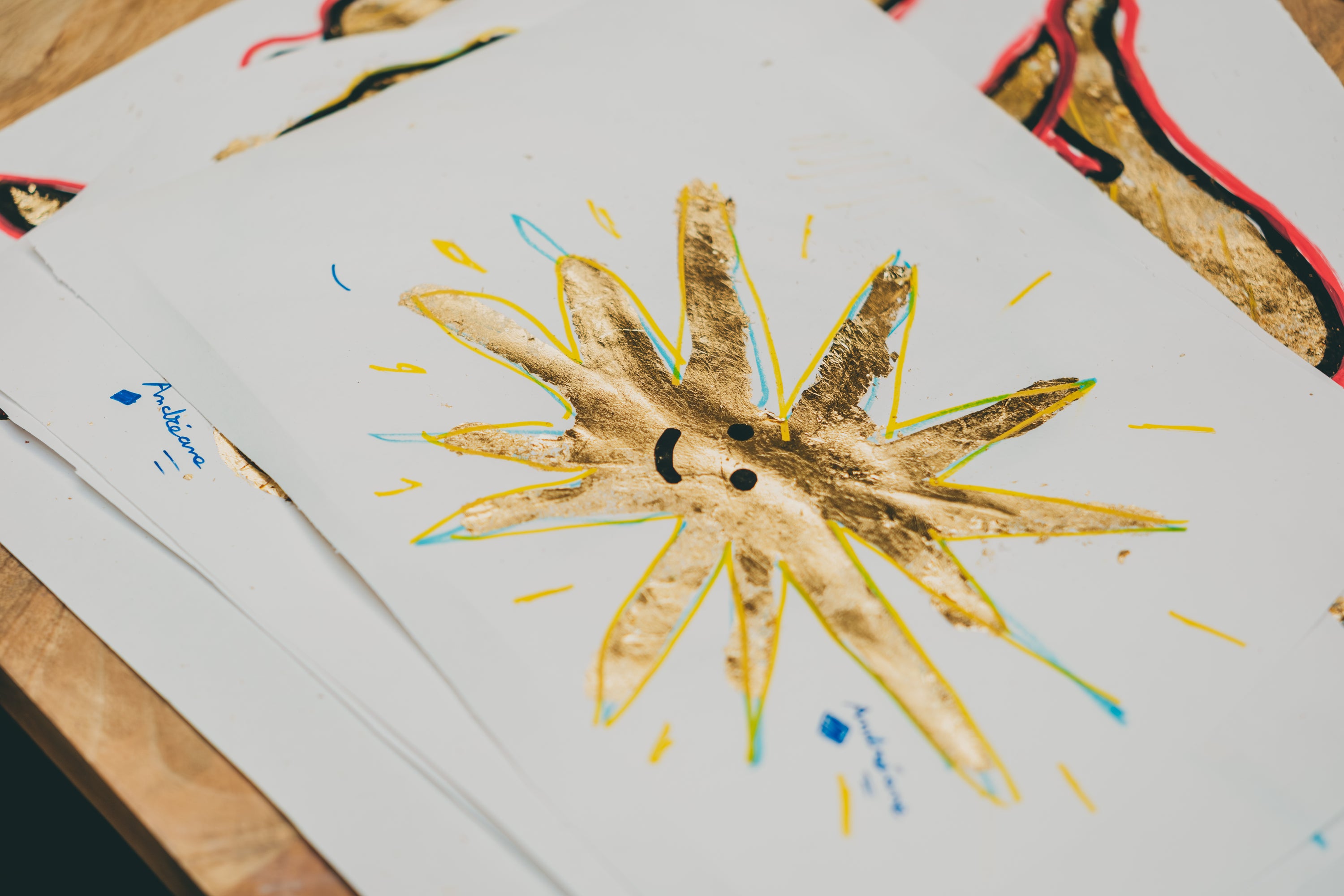Atelier fresque et dorure à la feuille pour les petits — 1h30