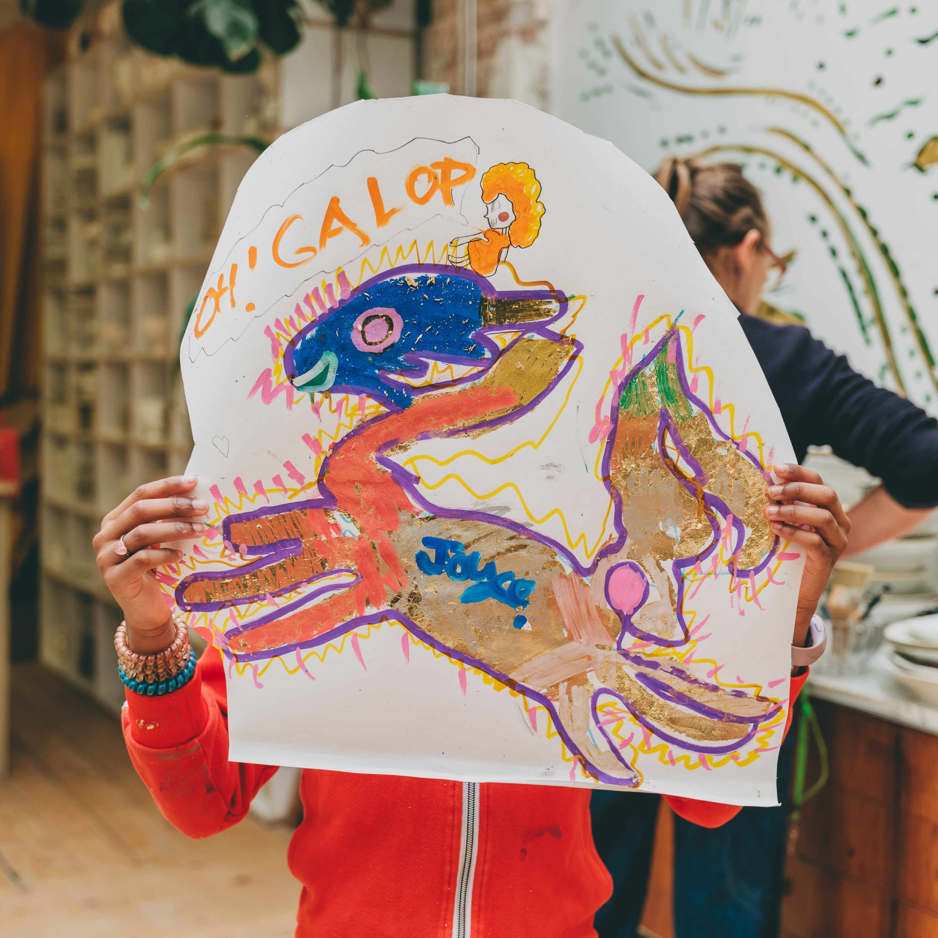 Atelier fresque et dorure à la feuille pour les petits — 1h30