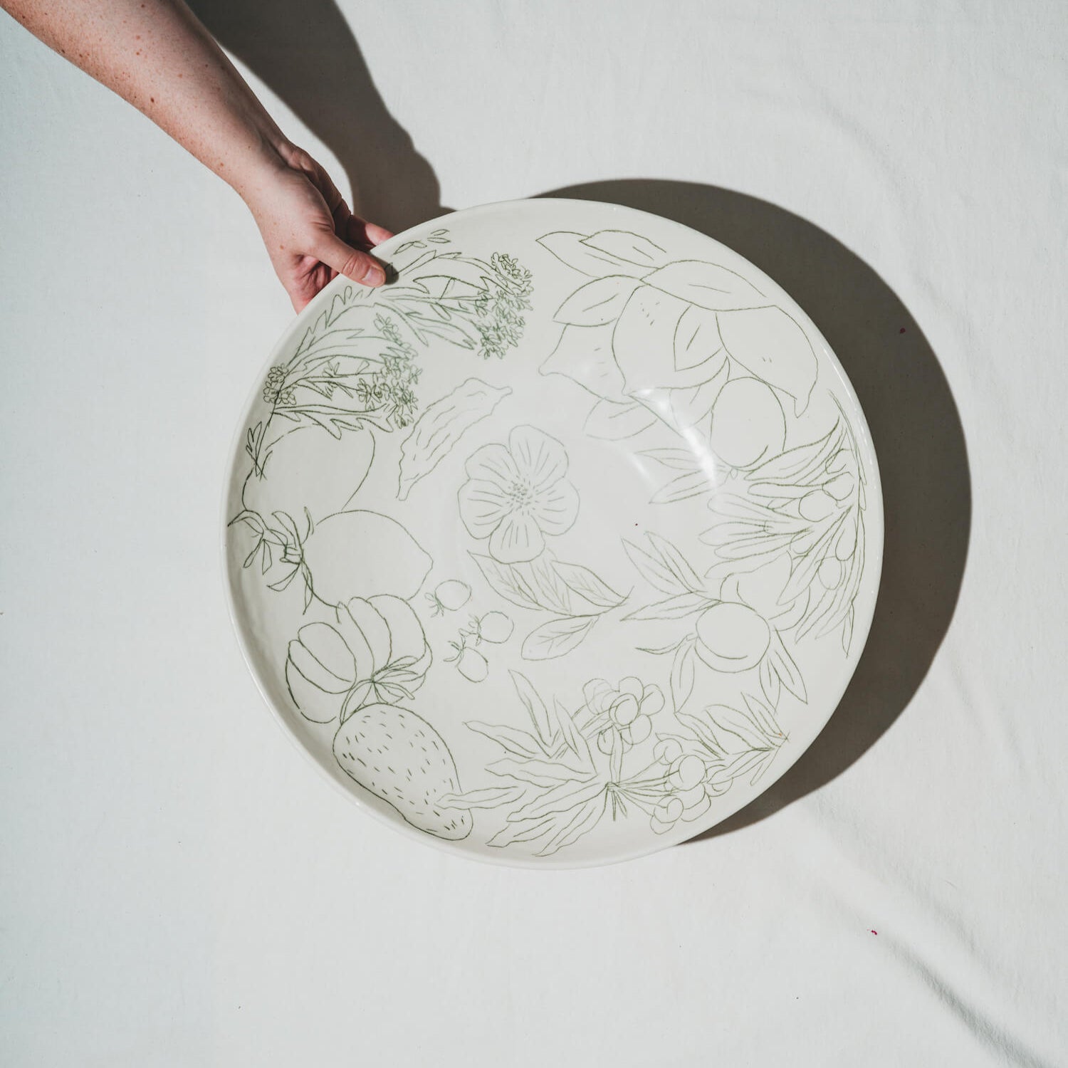 Grand plat coupe fruits et légumes