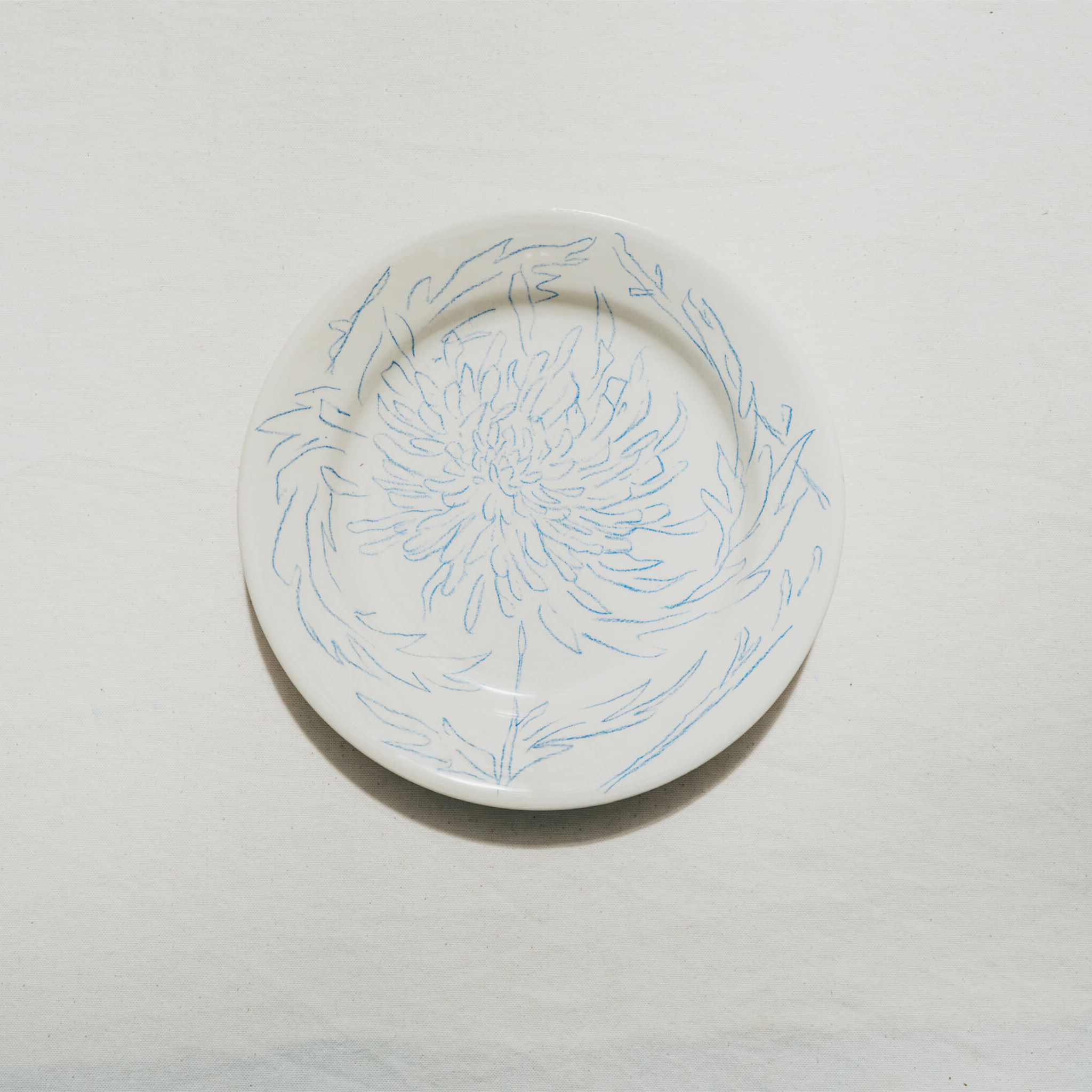 Assiette végétale Chrysanthème