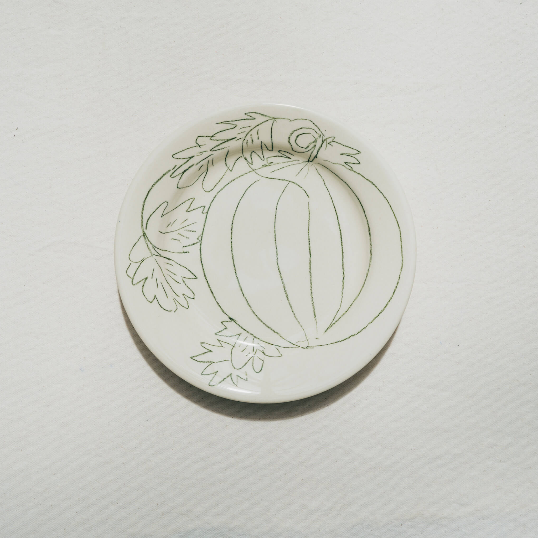 Assiette végétale Melon