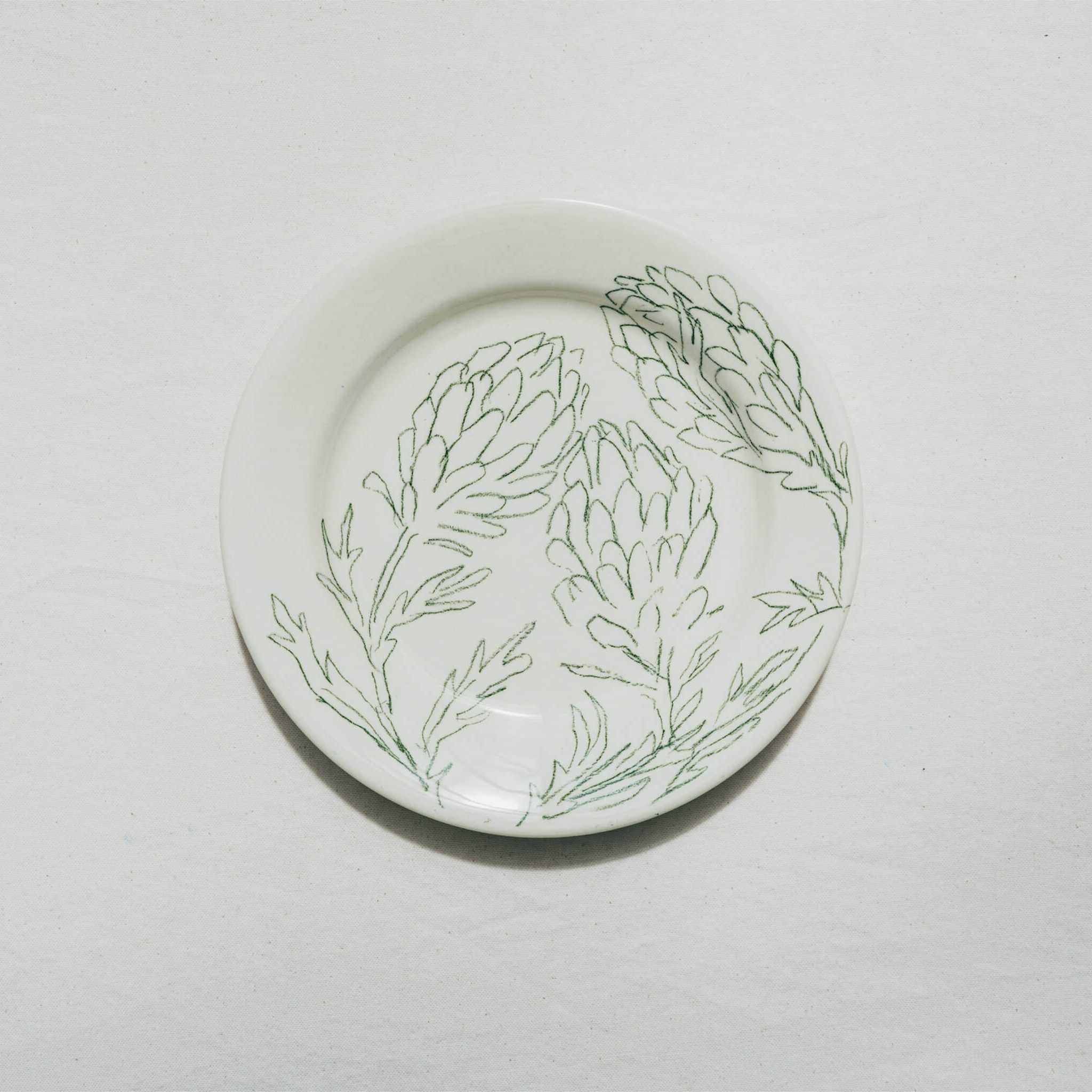 Assiette végétale Artichaut