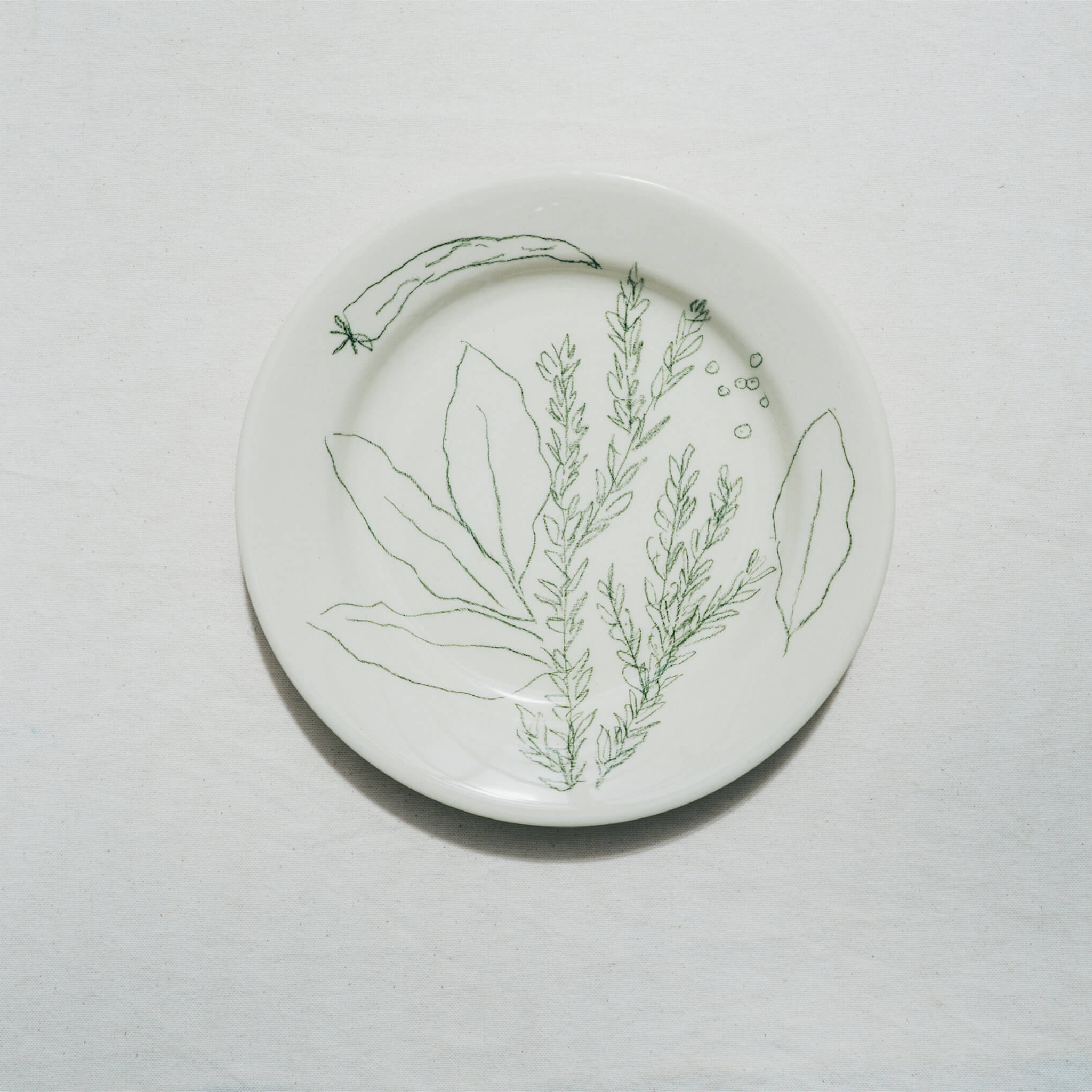 Assiette végétale Thym et laurier