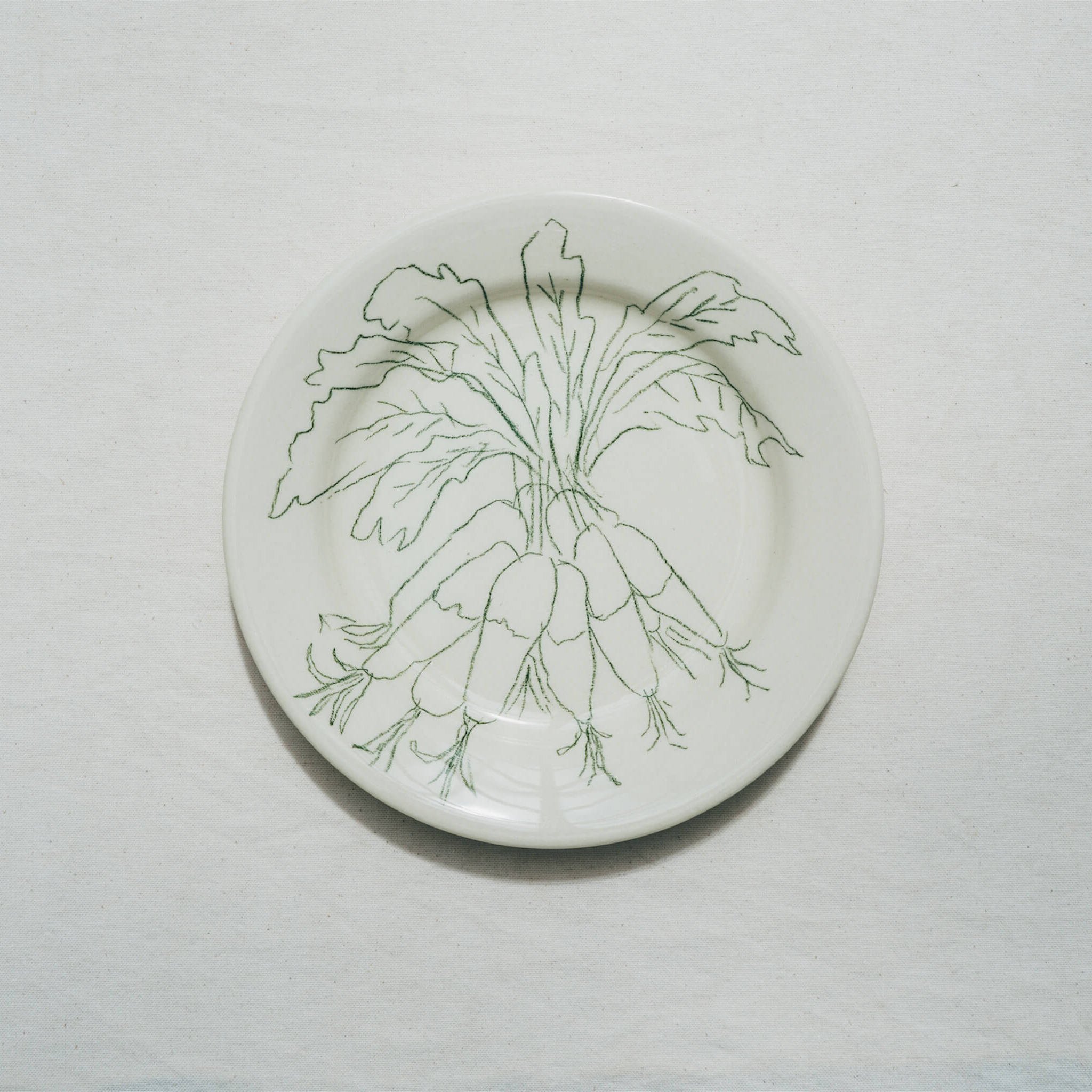 Assiette végétale Radis