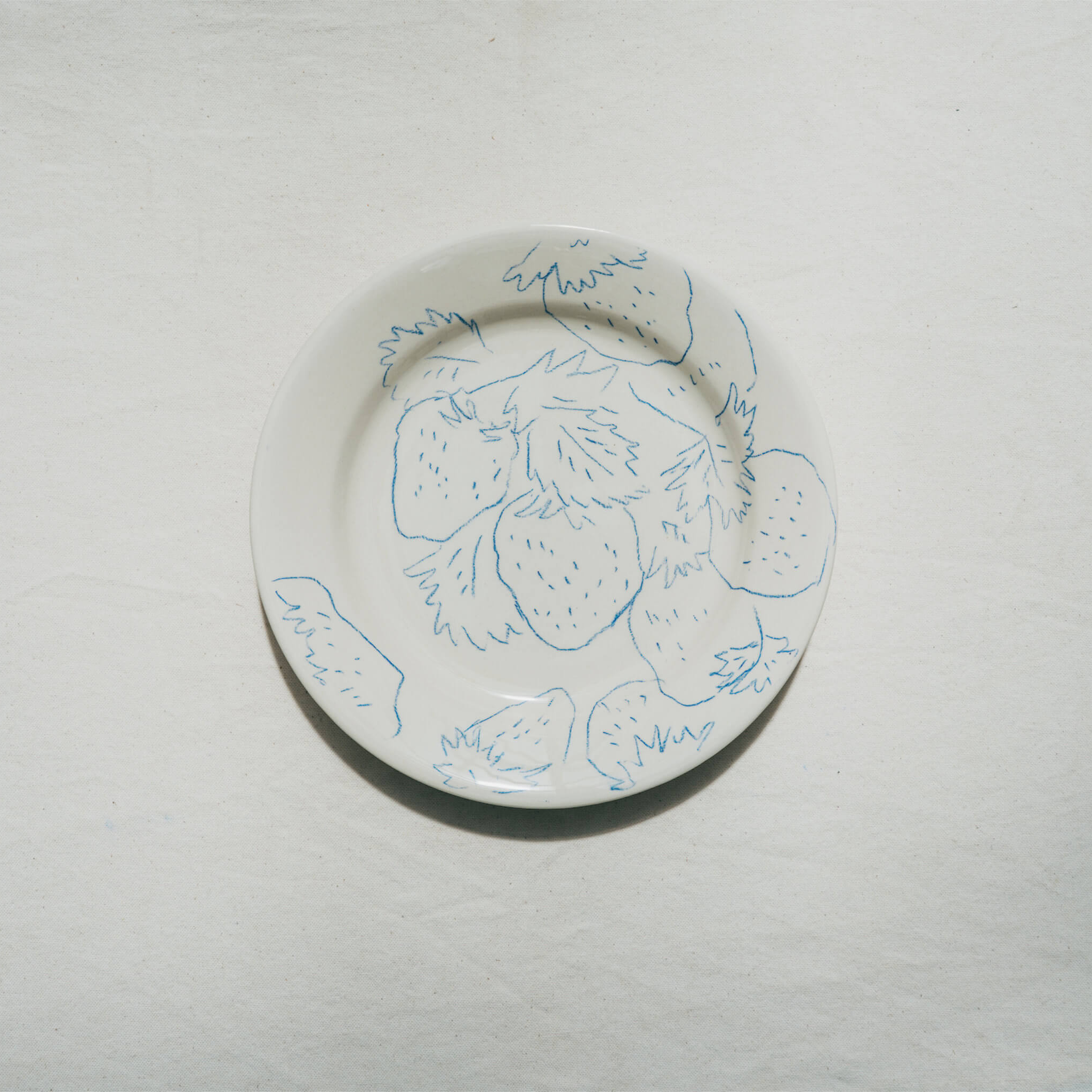 Assiette végétale Fraises