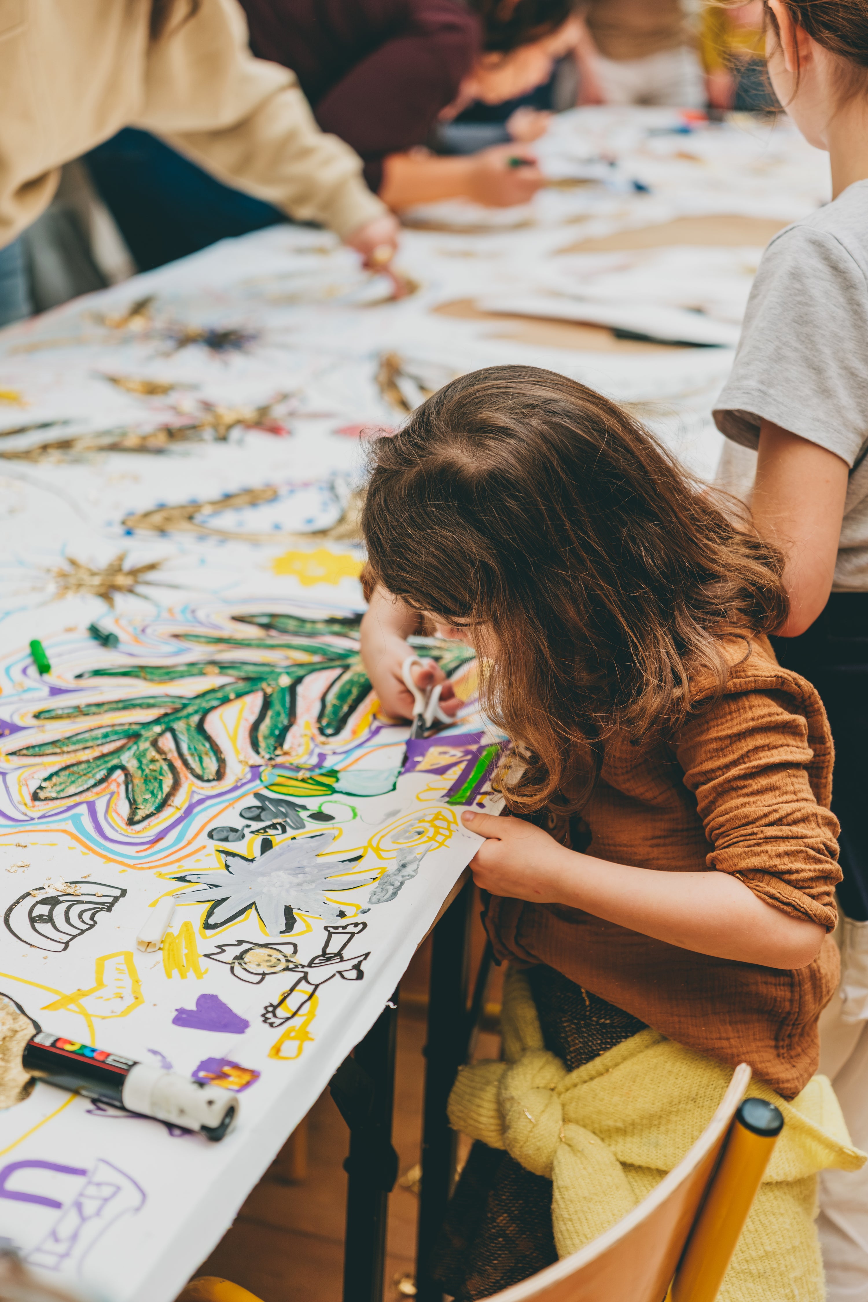 atelier fresque et dorure a la feuille pour les petits
