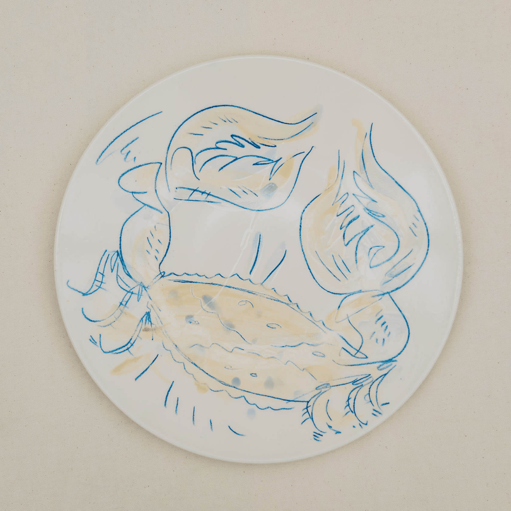 Plat crabe